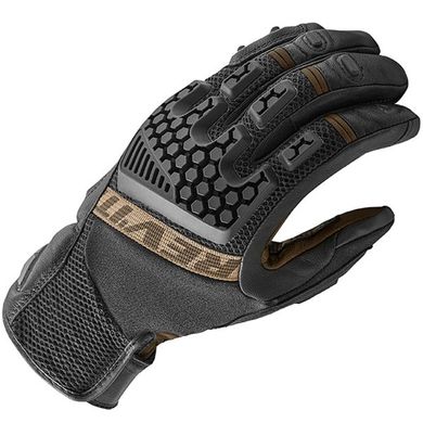 Мотоперчатки кожаные сенсорные с защитой костяшек кулака REV'IT Sand 3 М Черные FGS121-1010
