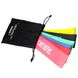 Резинки для фитнеса и спорта AOLIKES, резинка - эспандер для тренировок набор из 6 штук Разноцветные LD3601