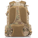 Рюкзак тактичний з кишенею для шолома, каски і знімним Рпс поясом Мультикам YAKEDA 55L Multicam KYF050
