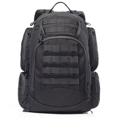 Рюкзак тактичний з кишенею для шолома Чорний YAKEDA 55L Black KY048BC