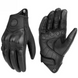 Мотоперчатки кожаные сенсорные с защитой костяшек кулака  MOTOWOLF М Черные MDL0302