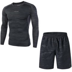 Спортивний чоловічий комплект одягу для тренувань Fannai M Темно-синій FA04