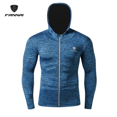 Чоловічий комплект одягу для спорту Fannai M Чорний-синій FAR4