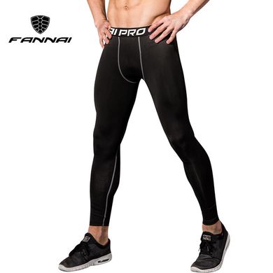 Компрессионный мужской комплект одежды для тренировок и спорта Fannai 5в1 M Черный (FNKB-02)