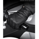 Мотоперчатки кожаные сенсорные винтажный стиль VEMAR М Черные VE-198