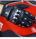 Мотоперчатки сенсорные тканевые с металлической защитой костяшек кулака GHOST RASING М Черные GR-ST03