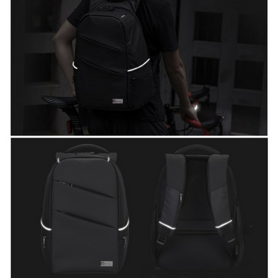 Рюкзак Антивор Для Ноутбука Fenruien с Замком TSA и Стальным тросиком 15.6'' Черный, Black 9918