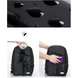 Рюкзак Антивор Для Ноутбука Fenruien с Замком TSA и Стальным тросиком 15.6'' Черный, Black 9918