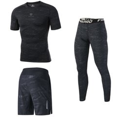 Комплект одежды для фитнеcа Fannai 3 единицы L Темно-синий FAR011