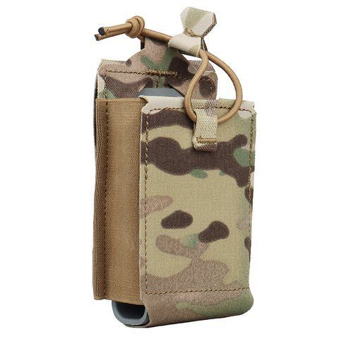 Подсумок Колчан FAST c пластиковыми вставками KYDEX под магазины 7.62, 5.56 открытый Multicam Cordura 500D с системой MOLLE Мультикам SRMP
