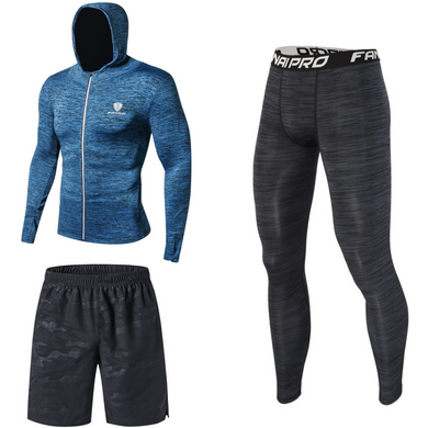 Мужской комплект одежды для тренировок Fannai M Синий FAV3