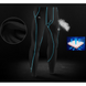 Компрессионный мужской комплект одежды для тренировок и спорта TRYSIL 2в1 M Черный-Синий (TYL11610-01)