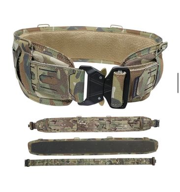 Рюкзак тактичний з кишенею для шолома, каски та знімним Рпс поясом Yakeda Мультикам 55L Multicam DE007
