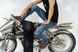 Мотоджинси з боковими карманами, внутрішнім захистом колін і зовнішньої частини стегна (мотоштани для ендуро, джинси для мотоцикла, для чопперів) MOTOLANG M Синій MP-0161