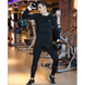 Компрессионный мужской комплект одежды для тренировок и спорта TRYSIL 2в1 M Черный (TYL11610-02)