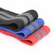 Резинки для фитнеса и спорта тканевые AOLIKES PRO Набор из 3шт Разноцветные LD3603