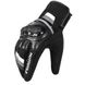 Мотоперчатки кожа-текстиль с защитой костяшек кулака MOTOWOLF M Черный MDL0307