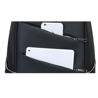 Рюкзак Антивор Для Ноутбука Fenruien с Замком и Стальным тросиком 15.6'' Серый, Gray 9918