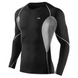 Компрессионный мужской комплект одежды для тренировок и спорта TRYSIL 2в1 M Черный-Серый (TYL11610-03)