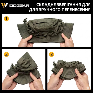 Панама IDOGEAR Boonie тактическая Ranger Green