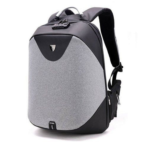 Рюкзак Антивор Для Ноутбука Arctic Hunter c Замком TSA 15.6" Серый, Light Gray B00208