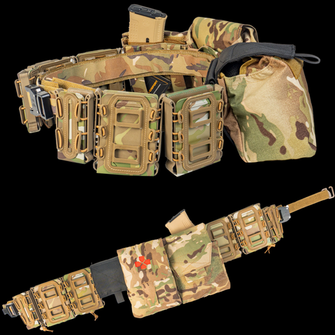 Разгрузочный Рпс пояс с пластиковыми подсумками Фаст тактический Fast Cordura Multicam Мультикам WOSM3-7088700
