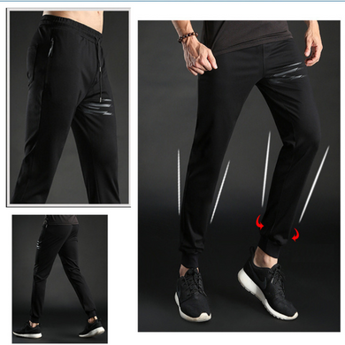 Спортивные штаны для фитнеса LIEXING L Черные LXG020