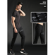 Спортивные штаны для фитнеса LIEXING L Черные LXG020