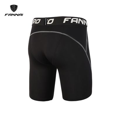 Мужские короткие тайтсы-шорты Fannai M Черный FN02D