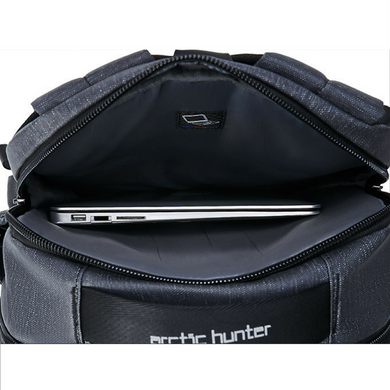 Рюкзак Для Ноутбука Arctic Hunter 15.6'' Темно-Сірий / Dark gray B00260