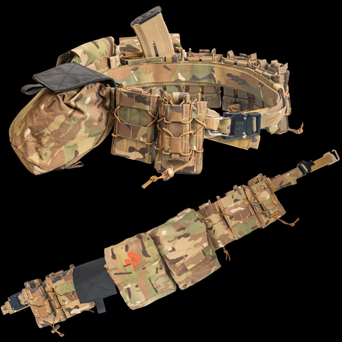 Разгрузочный Рпс пояс с пластиковыми подсумками Фаст тактический Fast Cordura Multicam Мультикам WOSM2-7088700