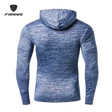 Мужской комплект одежды для тренировок Fannai M Черный-синий FAH09