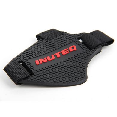 Накладка на обувь для мотоциклистов, защитная, мото накладка для переключения передач INUTEQ Черная LH-X1