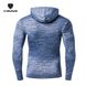 Чоловічий комплект одягу для спорту Fannai M Чорний-синій FAR1