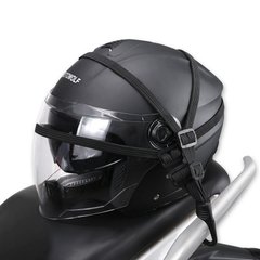 Сітка-Павук мотоциклетна багажна для кріплення шолома і речей, сітка-павук для паливного бака, сітка для мотоцикла MOTOWOLF Чорна B4900113