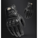 Мотоперчатки кожаные сенсорные с защитой костяшек кулака MASAKAFA L Черные MS0316-1