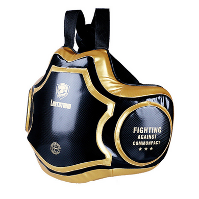 Захист корпусу і стегон тренера для боксу LASTSTAND Чорний - Золотий LST0130771