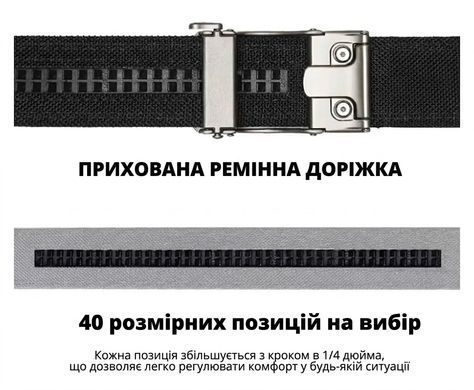 Тактический Ремень IDOGEAR для штанов каркасный усиленный с регулируемой быстросъемной пряжкой Черный